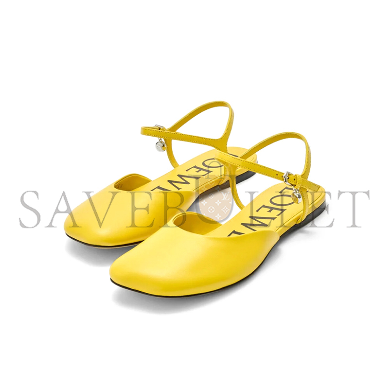 LOEWE TOY ANKLE STRAP BALLERINA IN LAMBSKIN LLST466X10 LOEWE TOY ANKLE STRAP BALLERINA IN LAMBSKIN LLST466X10